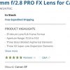 Today Only at B&H: Tokina AT-X 24-70mm f/2.8 PRO FX Lens for $699 !